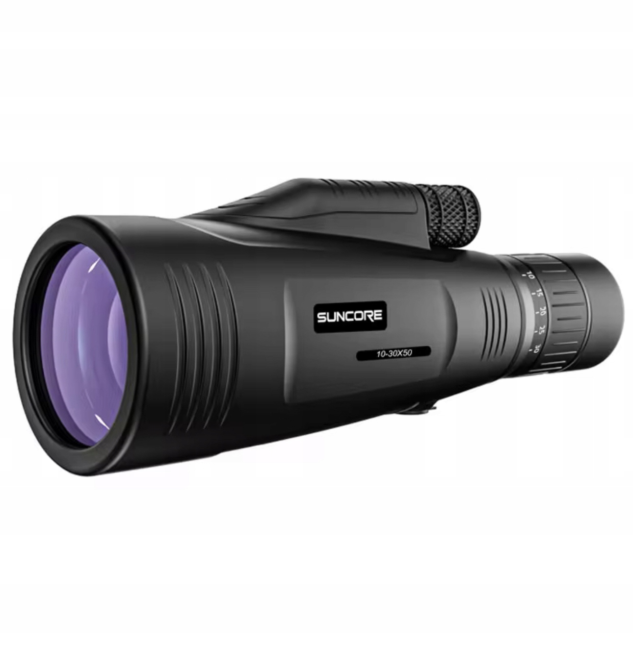 Monokular 10-30×50 Hd Zoom BAK4 Fmc – pozorování přírody, turistika, sport