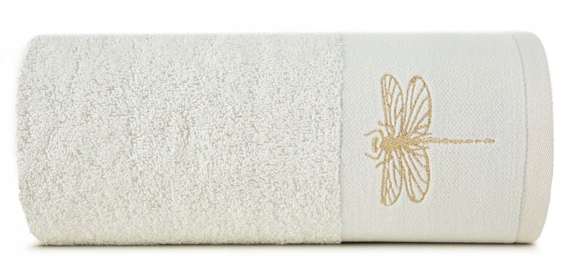 

Ręcznik LORI1 kremowy złoty 50x90 Eurofirany