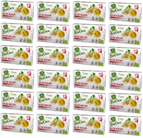 Levně 24 x 66 g Biooaza Ekologický hovězí vývar Karton