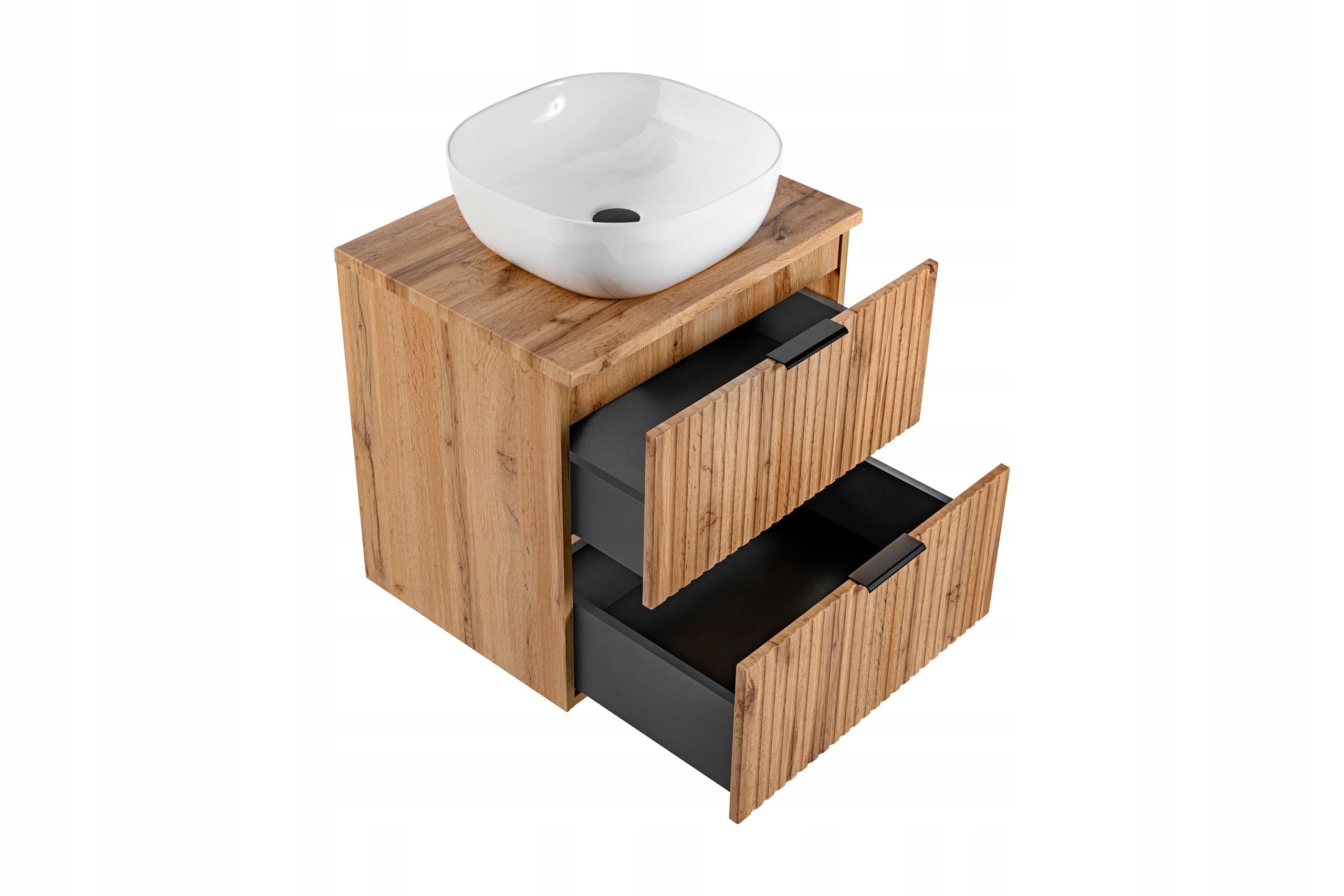 SZAFKA ŁAZIENKOWA 60 CM ADEL OAK UMYWALKA BLAT Marka inna