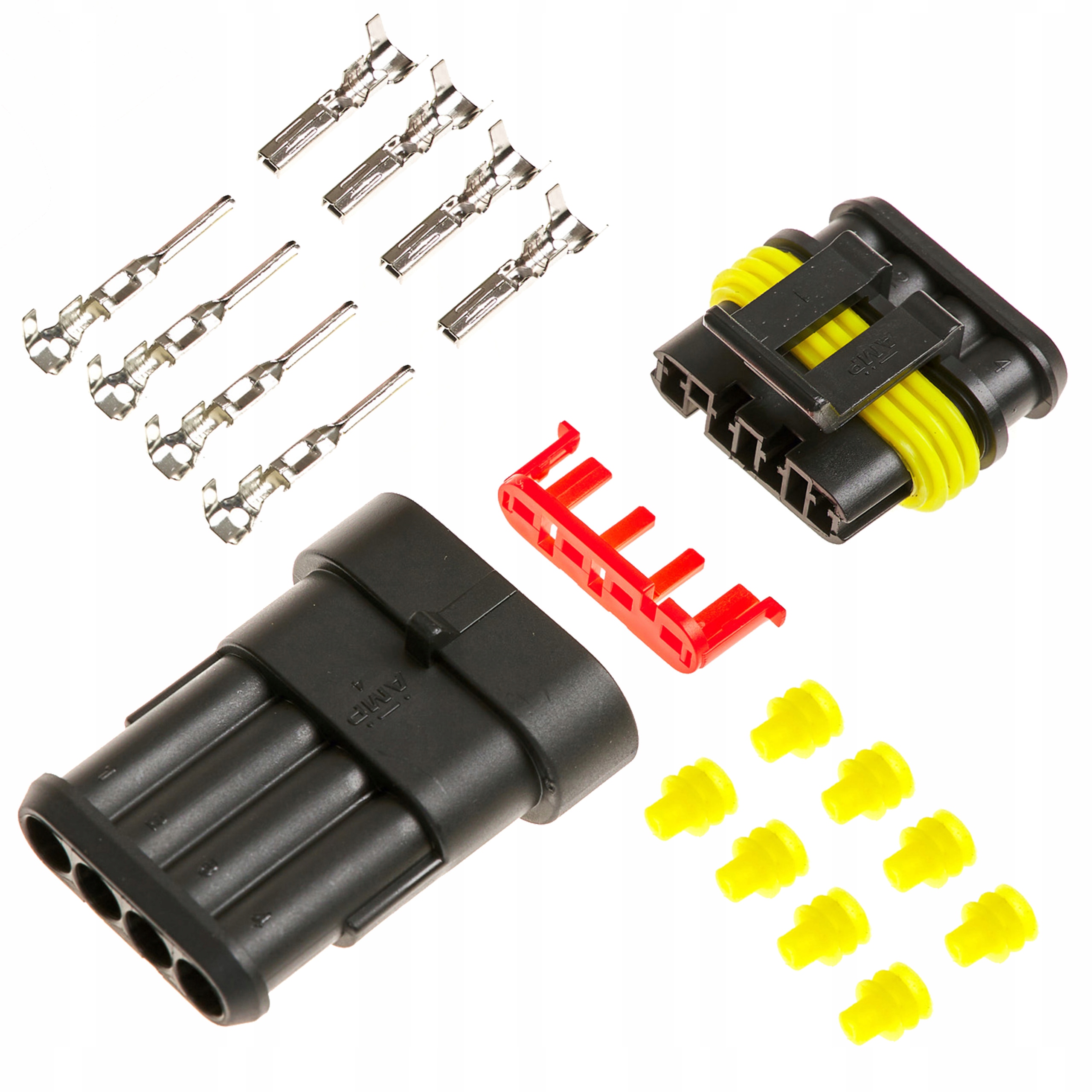

Kostka Złącze Hermetyczne Superseal 4 Pin 1.5 mm2