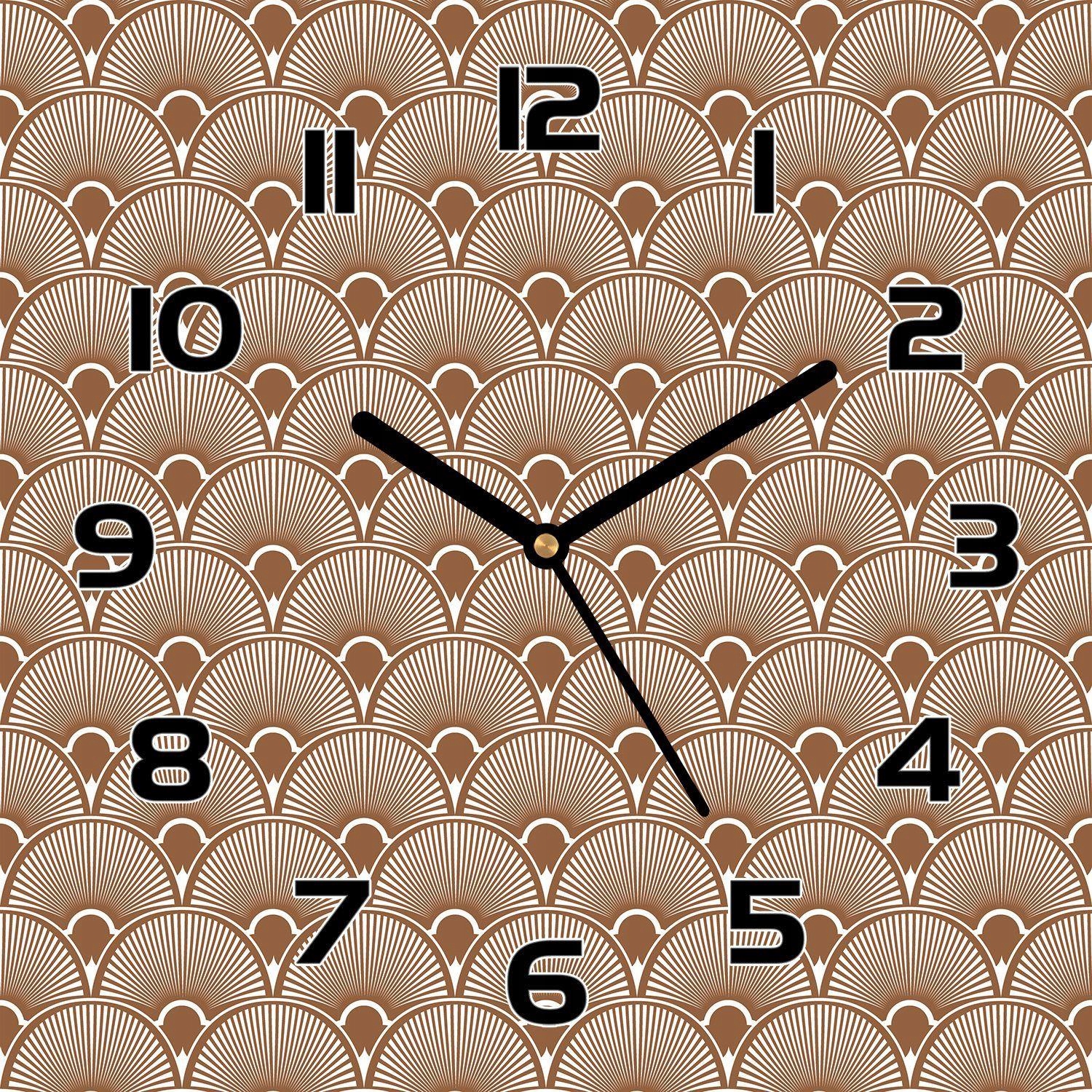 

Szklany zegar Design w stylu art deco 30x30 cm