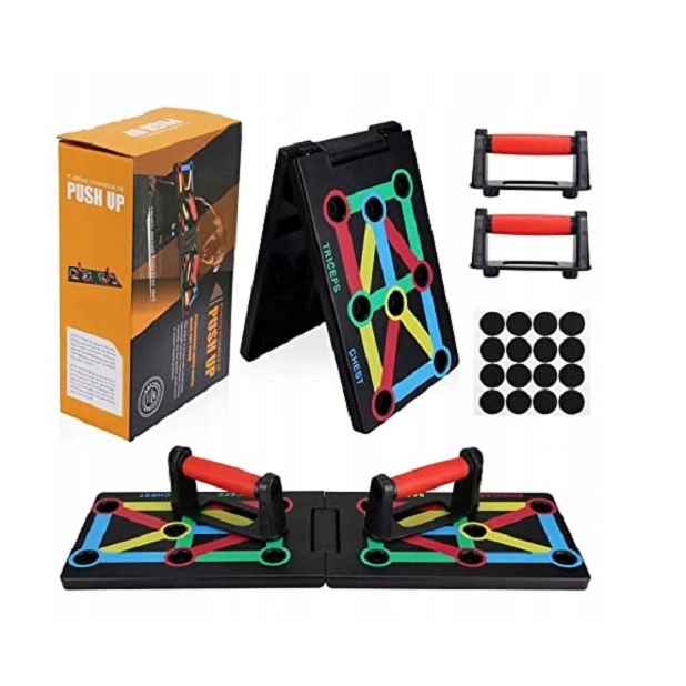 Push up Stand Deska do ćwiczeń pompki plecy klata barki triceps Składane