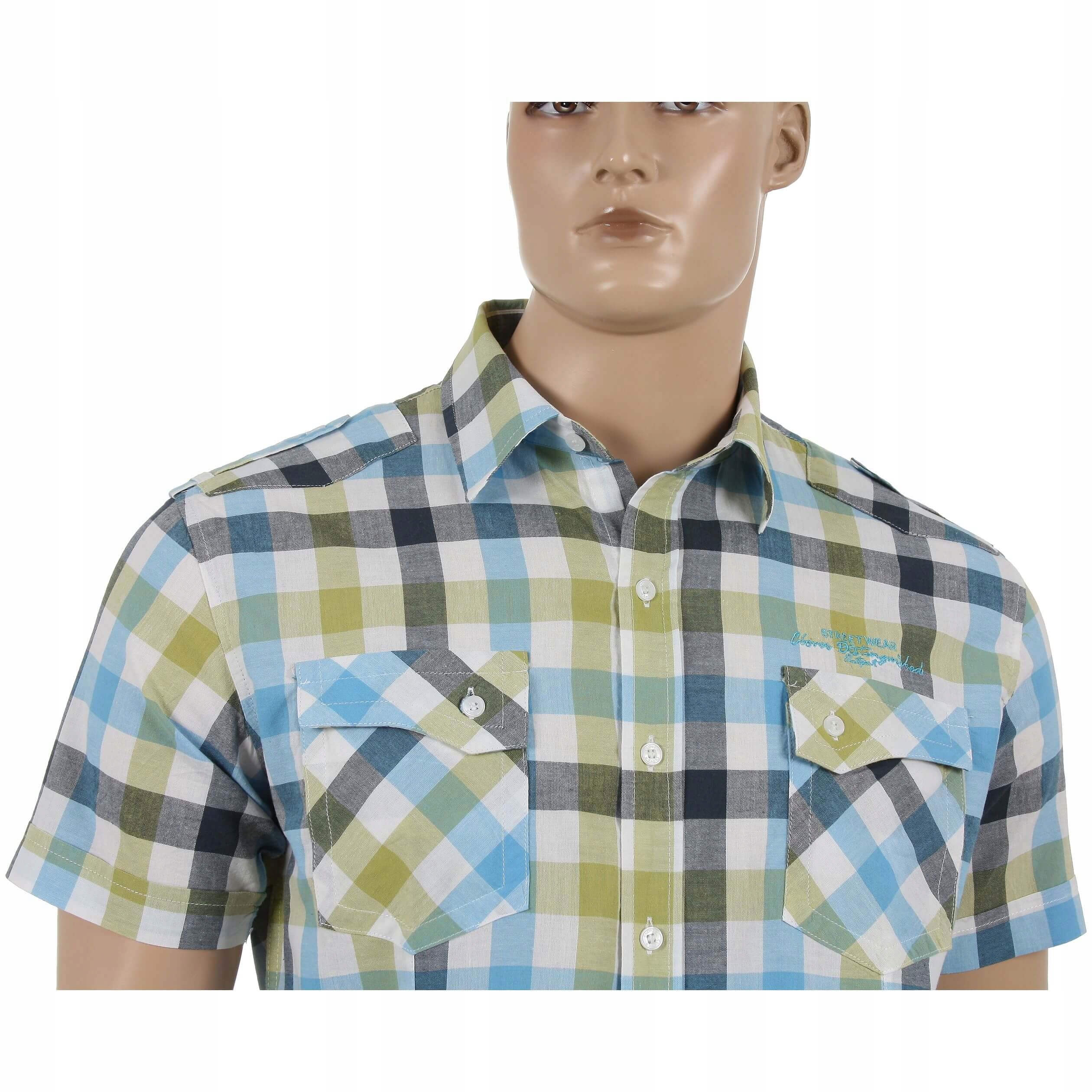 

koszula Clover Bawełna 100%_L_41/42_obw_kl_108