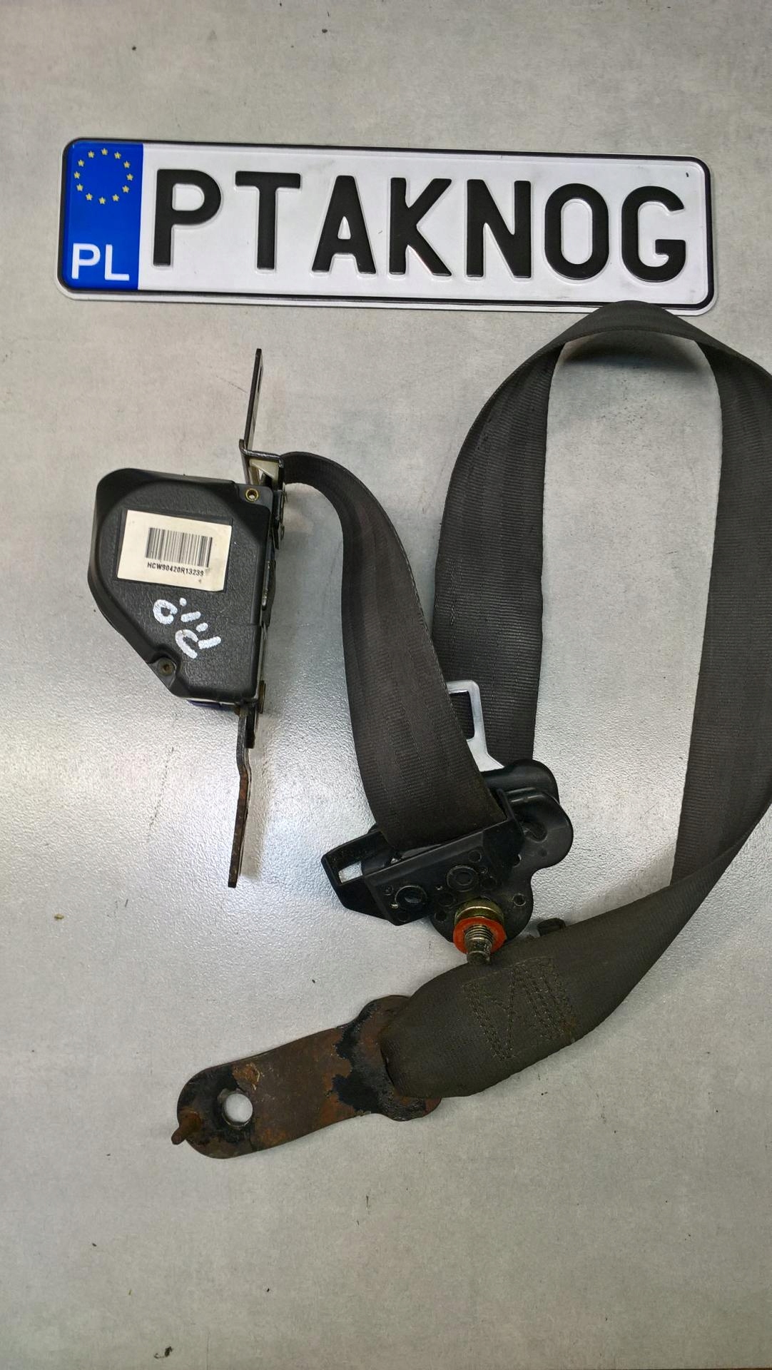 tension belt safety right front GALLOPER 2.5 TD