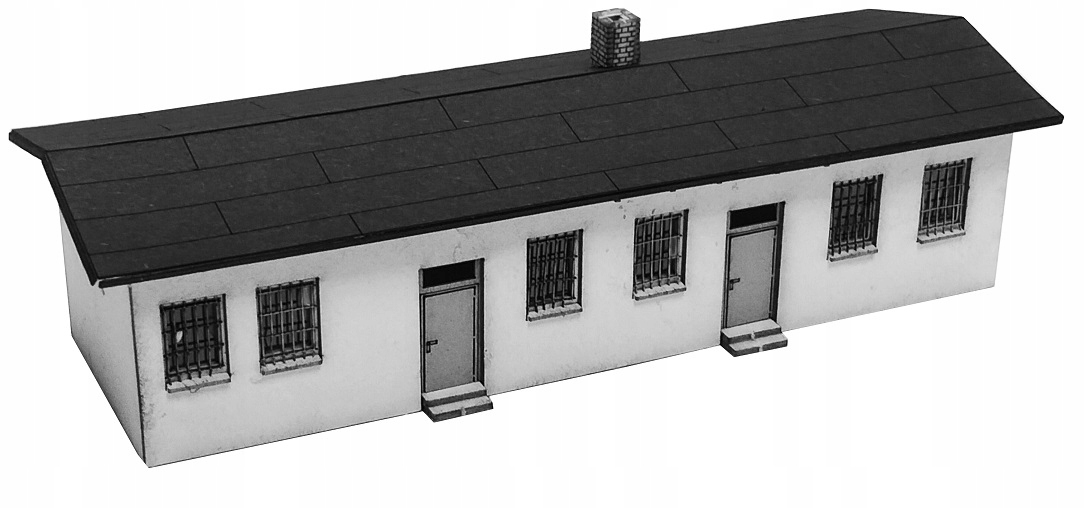 Budynek gospodarczo kolejowy wzór 02 1:87