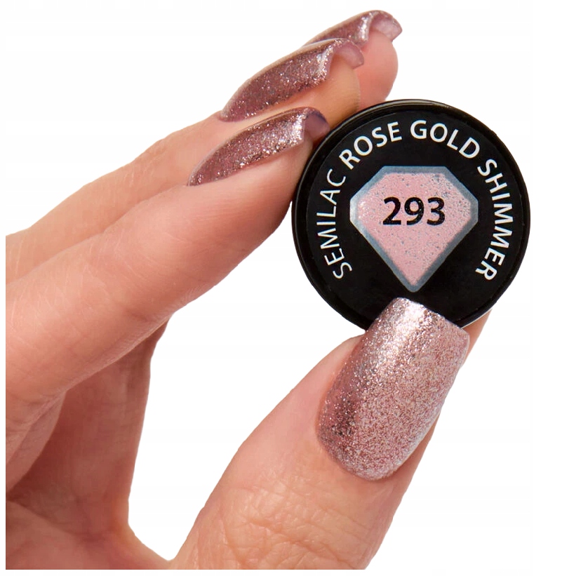 SEMILAC 293 ROSE GOLD SHIMMER Lakier Hybrydowy 7ml