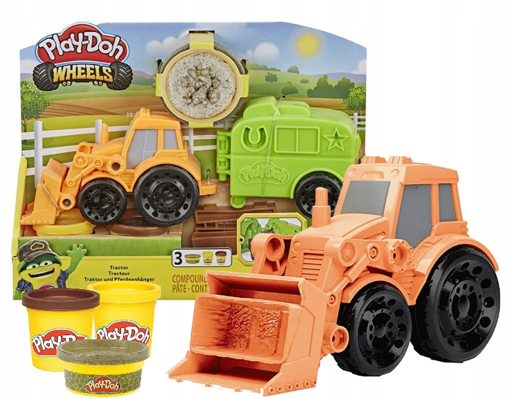 

Play Doh Ciastolina Traktor Z Przyczepą F1012