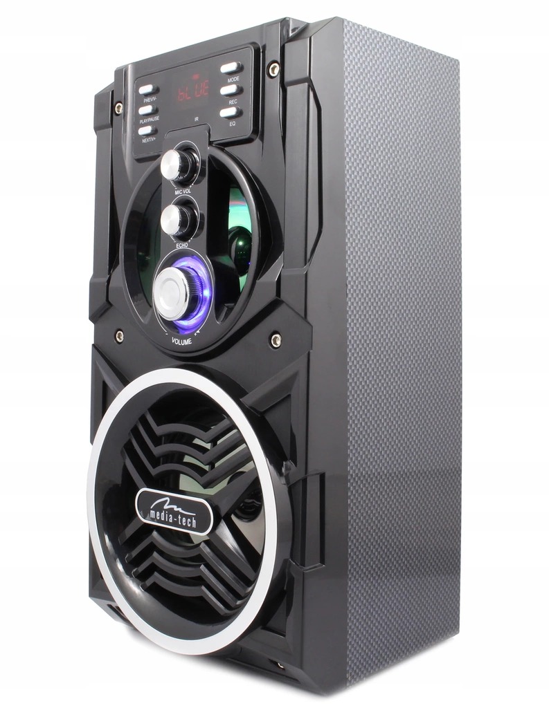 Boombox karaoke MT3150 MP3 FM Bluetooth Media-tec Waga (z opakowaniem) 2.3 kg
