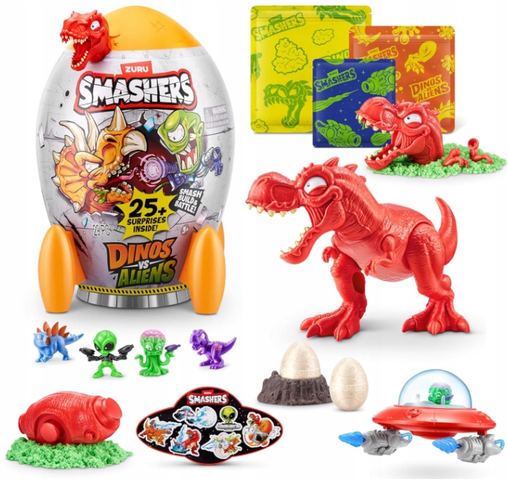 Zuru Smashers Dino vs Aliens Kosmáci proti T-Rexovi 74141