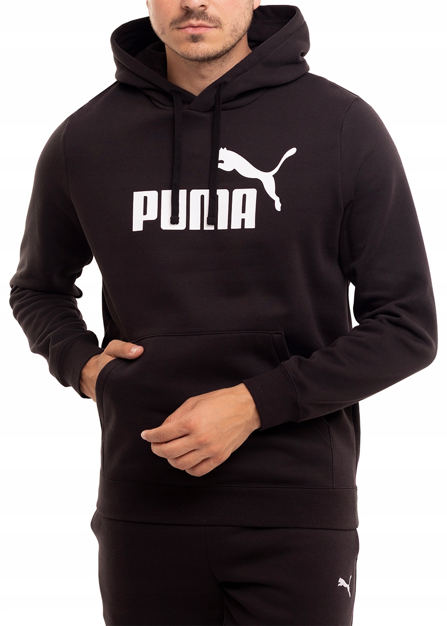 Pánská Mikina S Kapucí Puma Sportovní bavlněná mikina Klokanka vel M