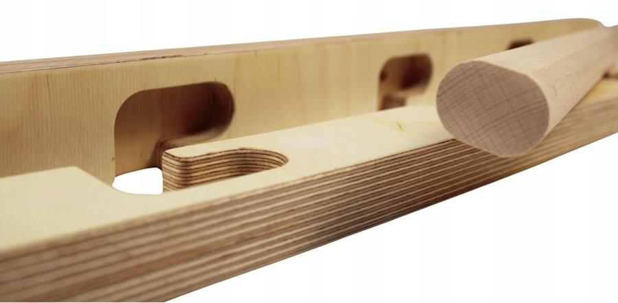 Drewniany drążek do podciągania mocny -do 145cm. Regulowany, Na wymiar