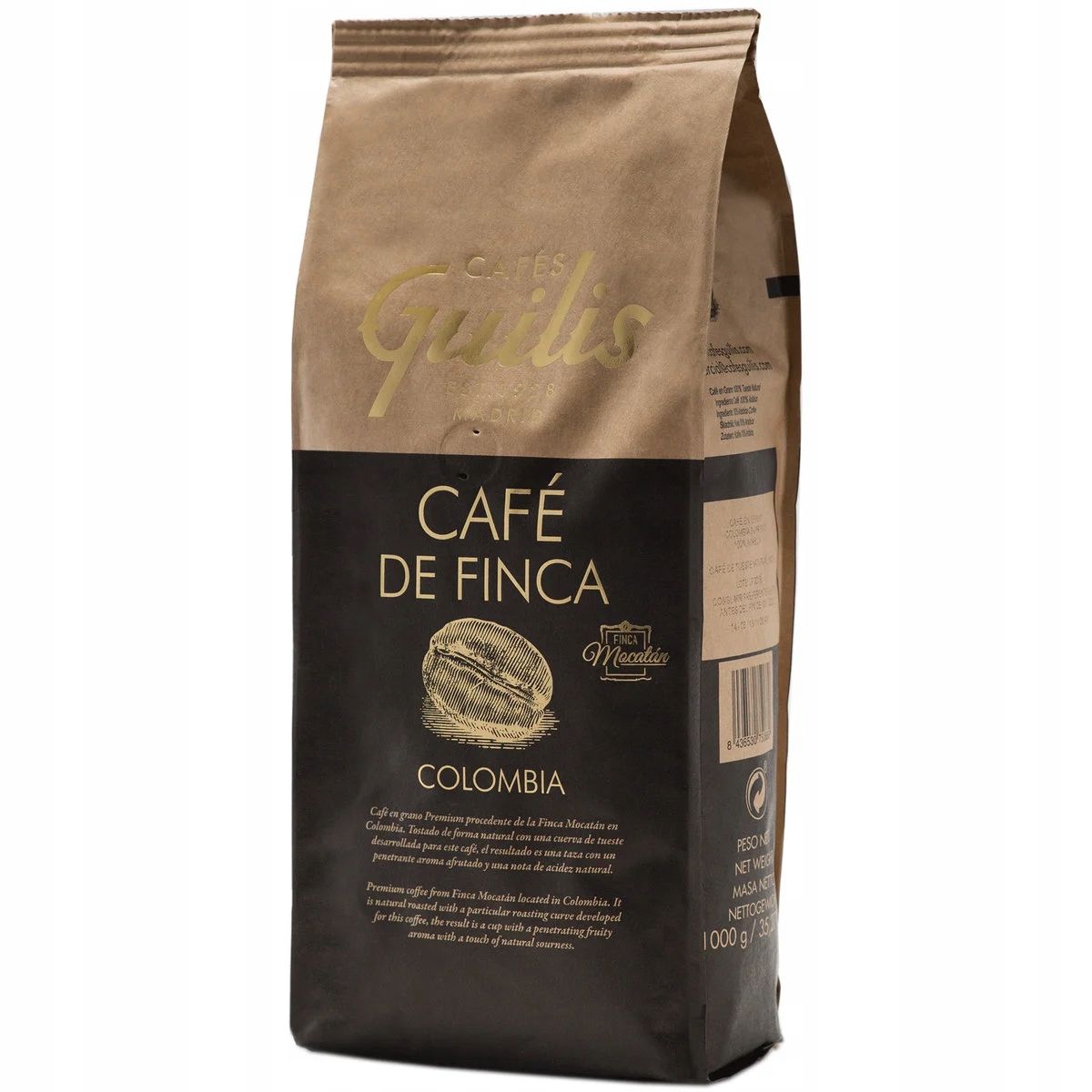 Kawa Kolumbia 100% Arabica Kawa ziarnista 1kg Cafes Guilis Kawa do domu