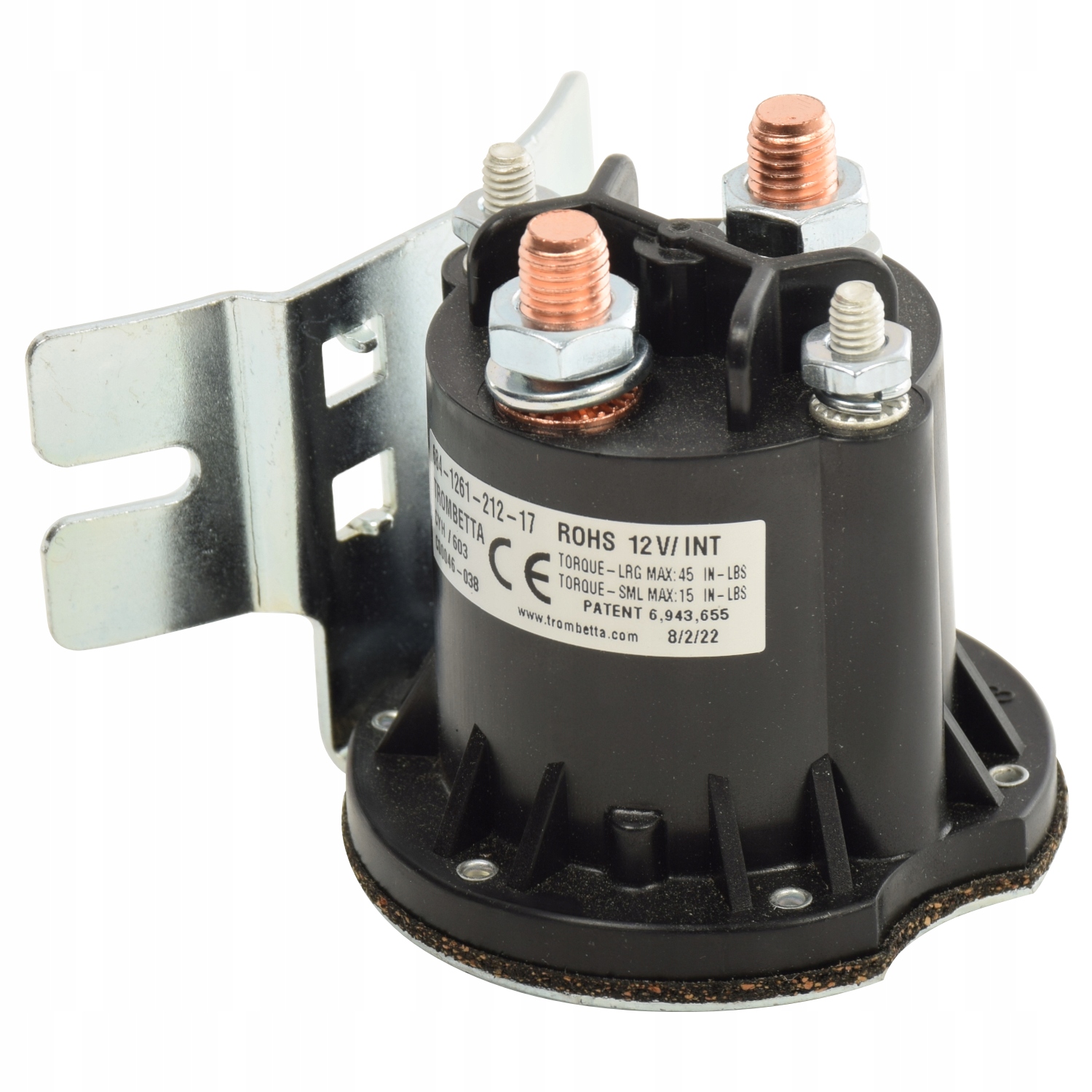 PRZ-12V-4 - КОНТАКТОР КОТУШКА 684-1261-212-17, 12V 150A TROMBETTA