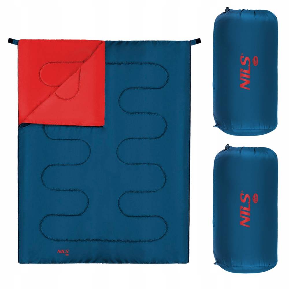 2x Turistický spací pytel Přikrývka pod Stan 190 x 75 cm Obal