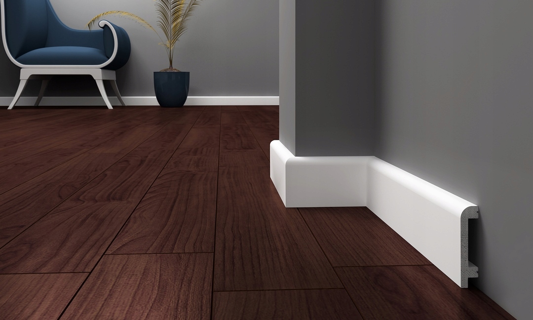 Listwa przypodłogowa biała 18x80x2400mm Marka Krome