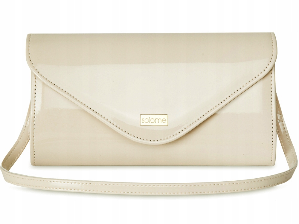 JASNA BEŻOWA KOPERTÓWKA TOREBKA WIZYTOWA SOLOME L5 Marka Solome