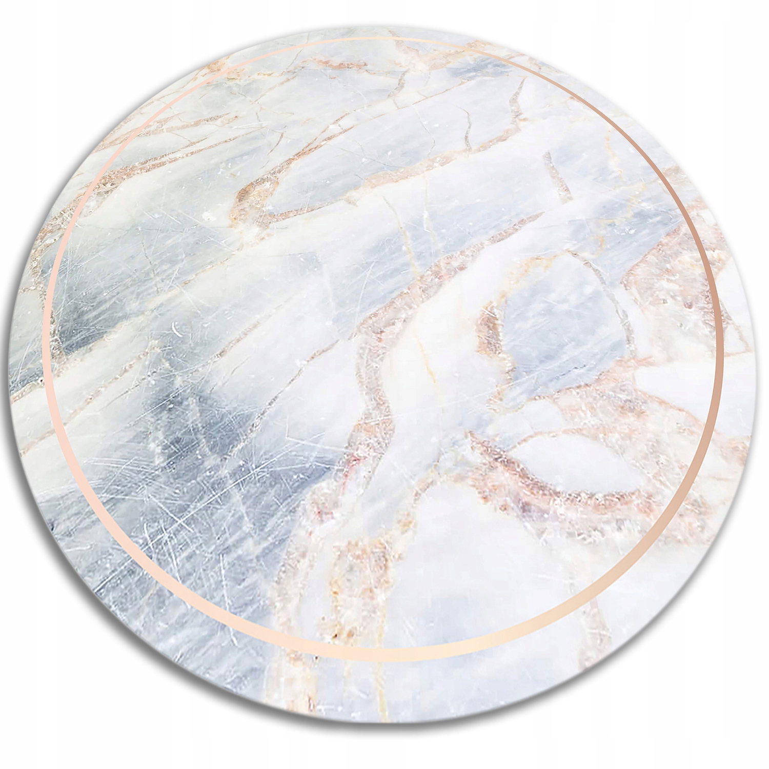 

Stylowy winylowy dywanik kuchenny Pozłacany marmur