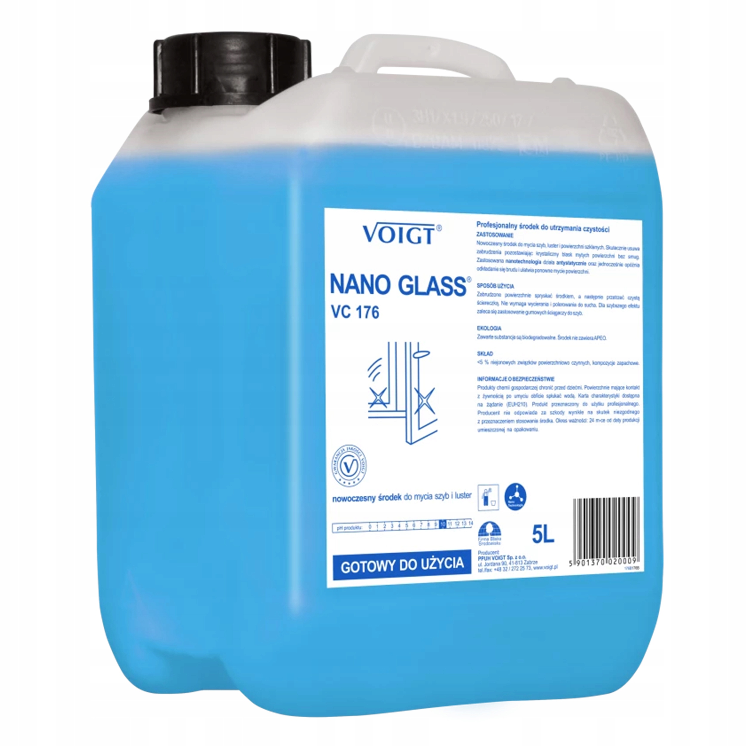 

Voigt VC-176 Nano Glass Mycie Szyb I Luster 5L