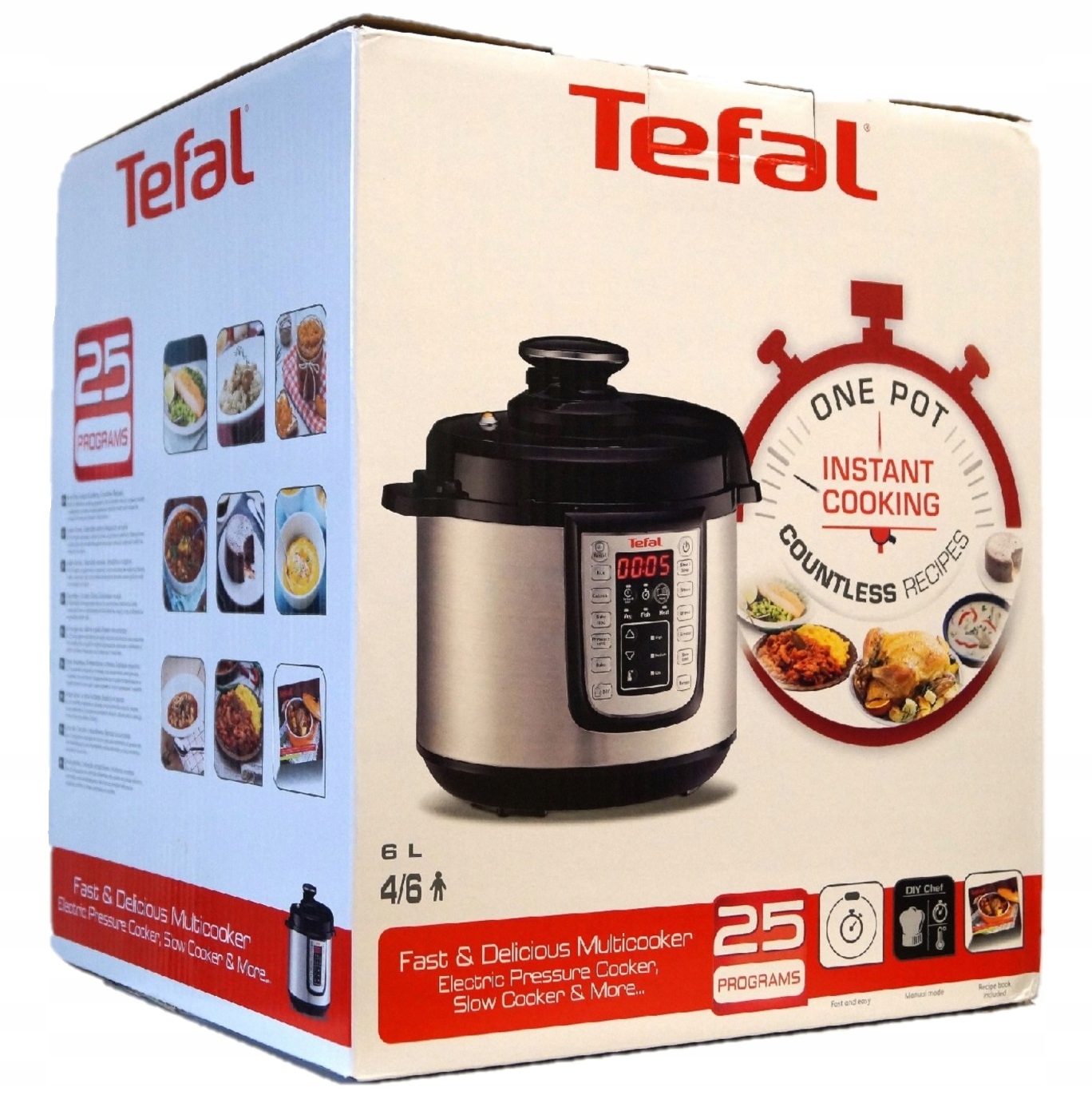 Tefal Multicooker CY505E30 Szybkowar 1200W 6l Sklep, Opinie, Cena w