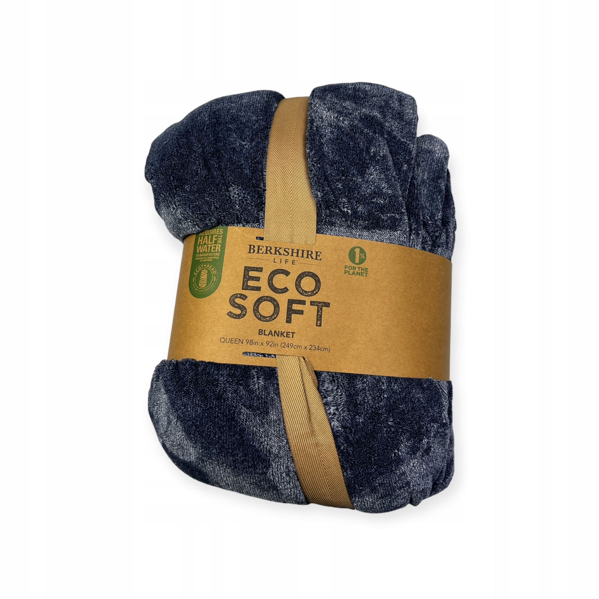 Měkká teplá modrá deka Eco Soft