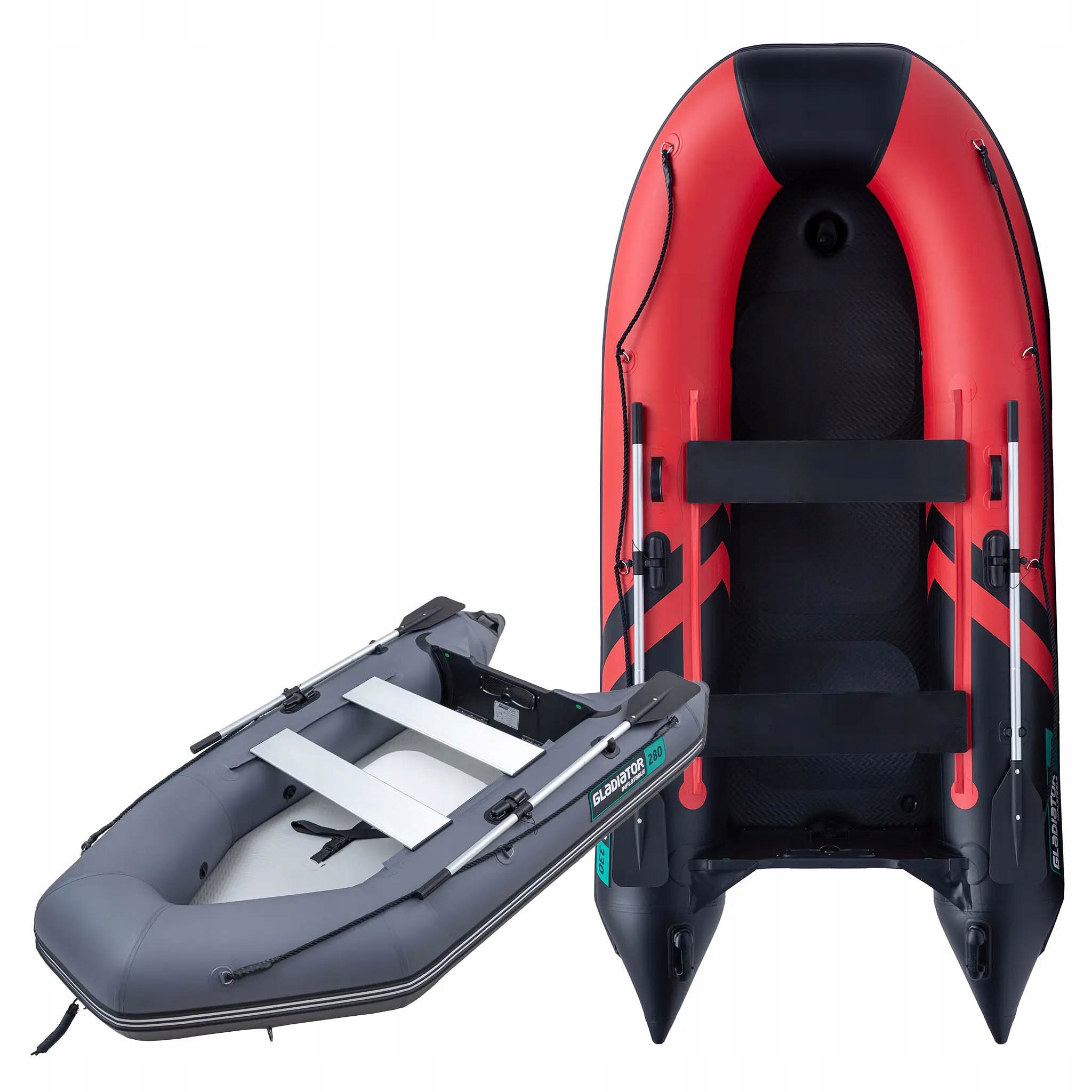 Ponton Gladiator AK280AD 280cm Sztywna Pompowana Podłoga 3os. 400kg 8KM