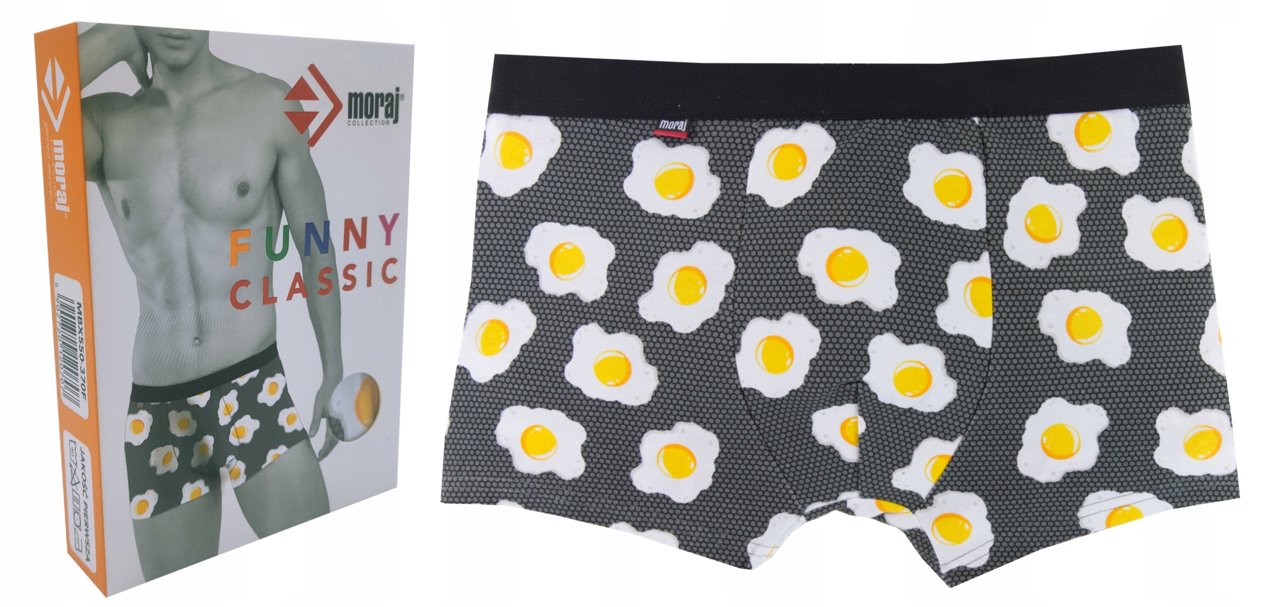 

Moraj Bokserki Męskie Śmieszne Jajko Bawełna 2XL