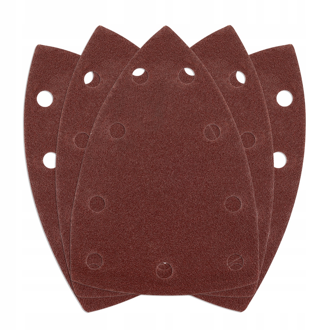 Papiery ścierne na rzep żelazko 100x147mm P120 5szt z 9 otworami do 04-623