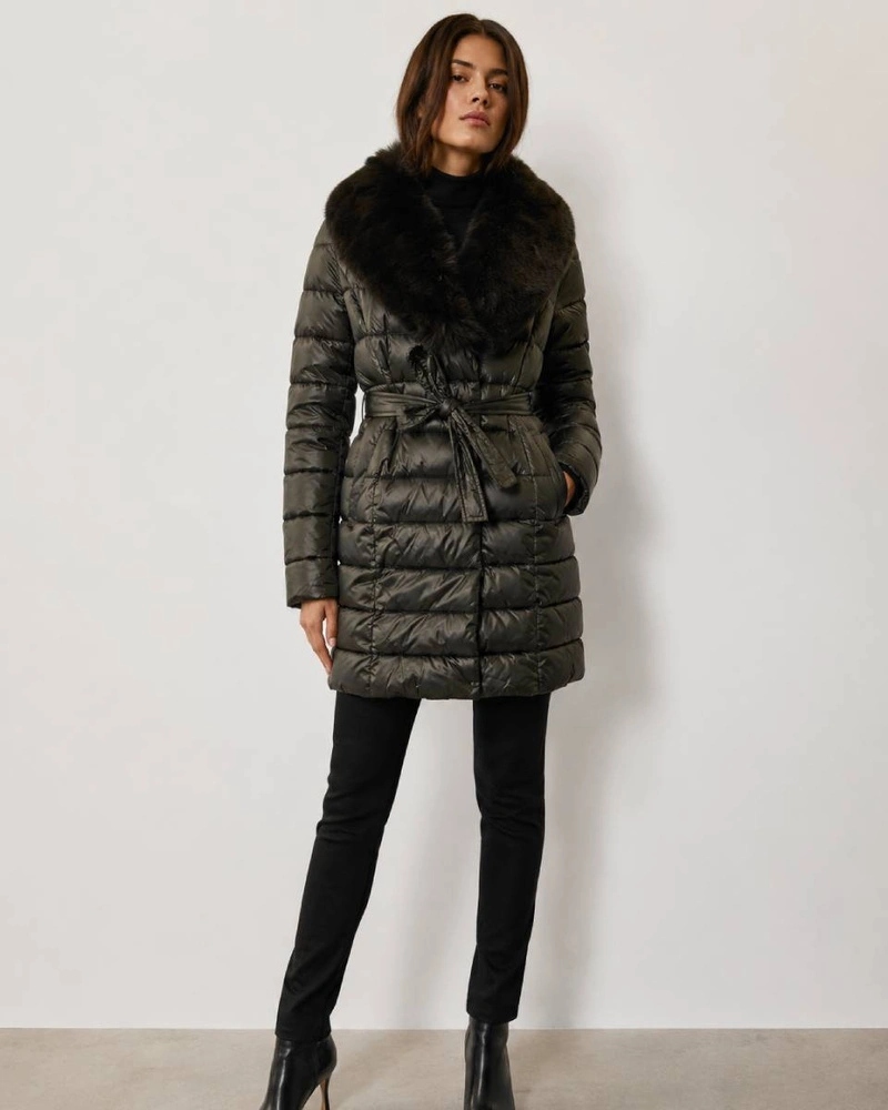 Zimní Bunda S Límečkem B8197 Army XL (42)