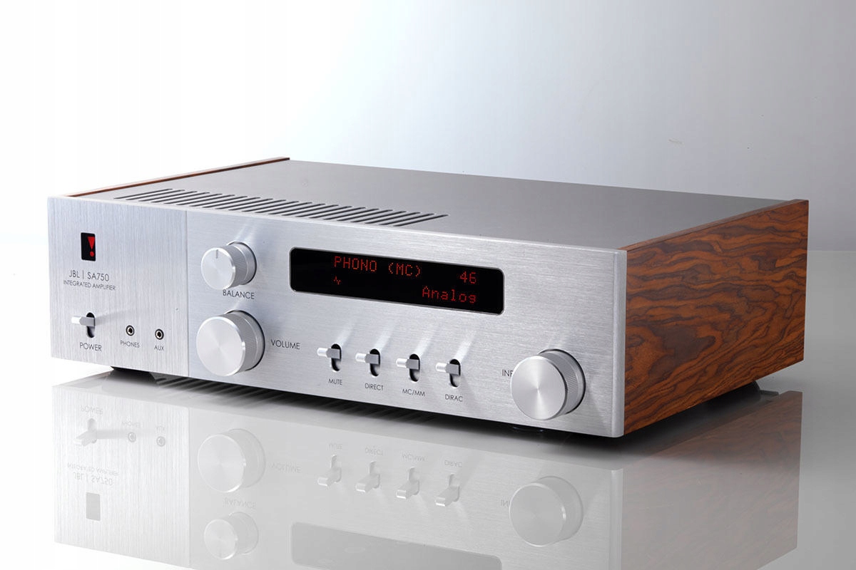 Jbl SA750 Anniversary Edition Teakové Dřevo Retro Styl Streamer Vysoký Výkon