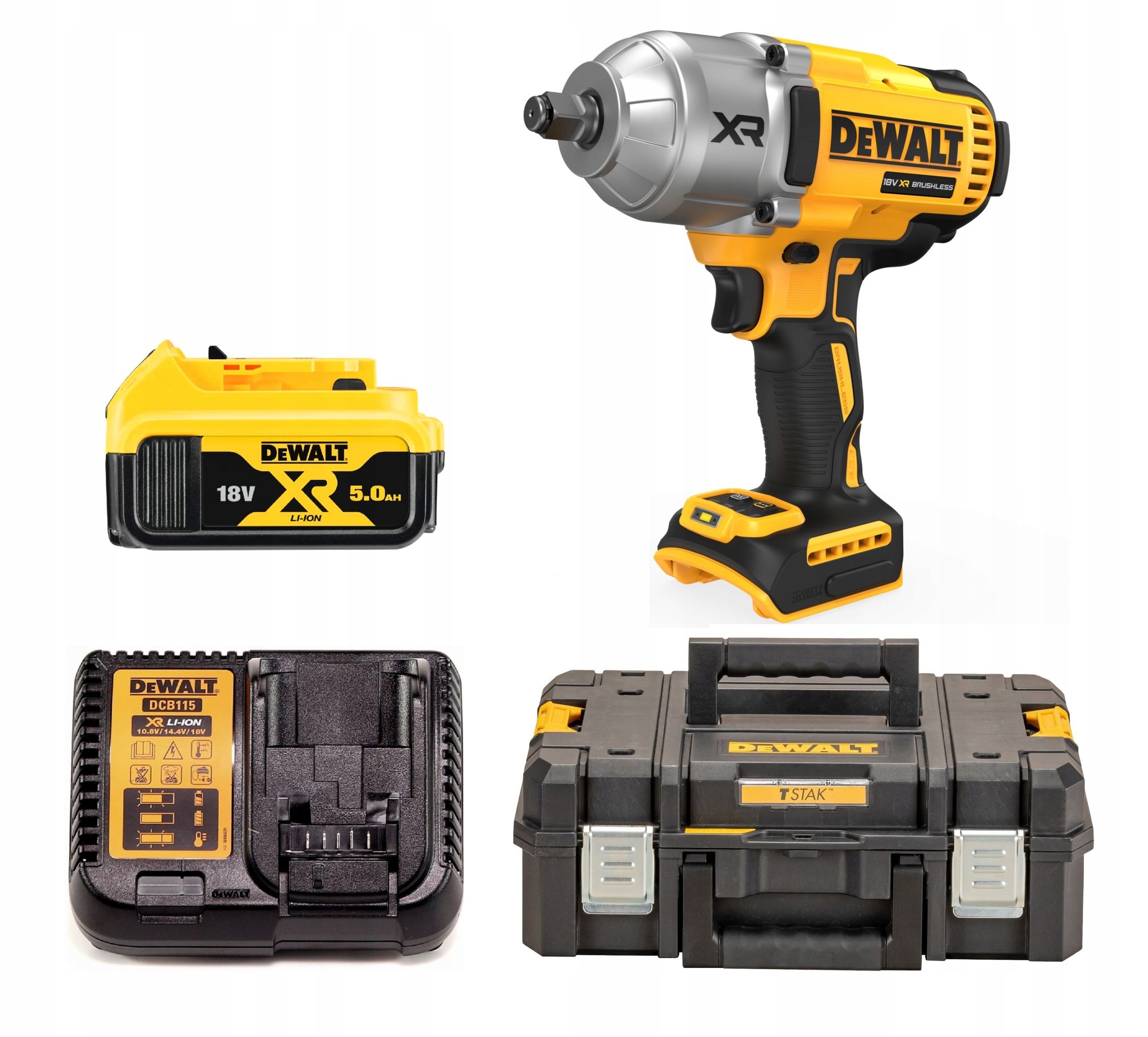 

Dewalt Klucz udarowy 5Ah 18V 1355Nm 1/2 DCF900P1