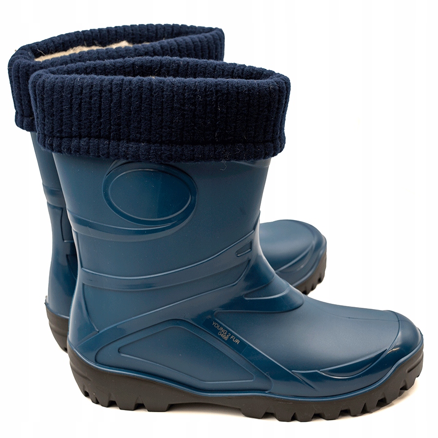 Kalosze ocieplane DAMSKIE ciepłe gumowce OCIEPLACZ wymienny gumiaki Demar Rozmiar 41