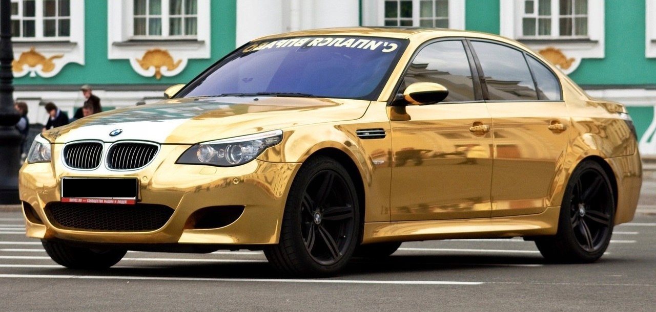 ZŁOTA FOLIA CHROM CHROMOWANA LUSTRZANA 50x152cm Producent New Vision