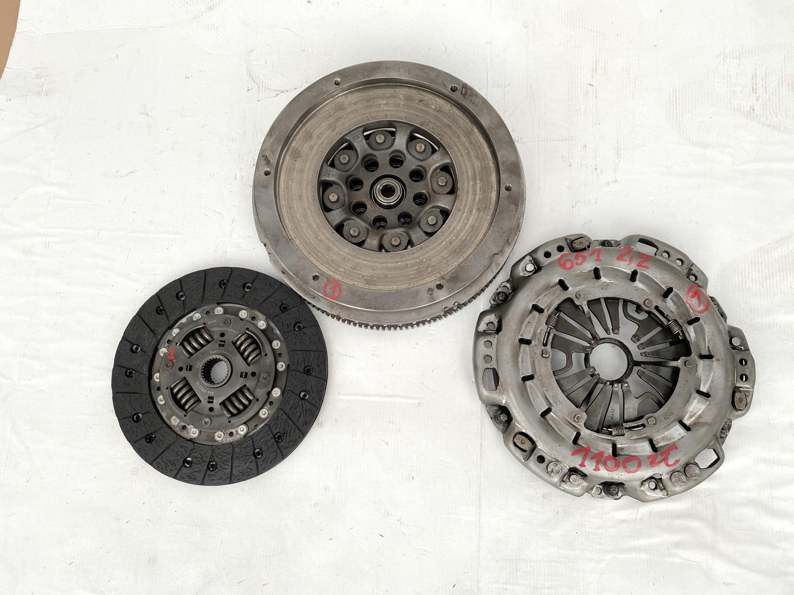 SPRINTER 906 2.2 CDI 651 clutch DWUMASA disc pressure plate wheel flywheel KPL