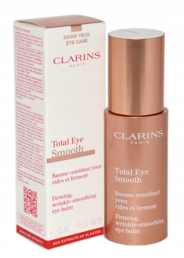 Balzám pod oči Clarins Total Eye Smooth Víceúčelový pro 30+ 15 ml