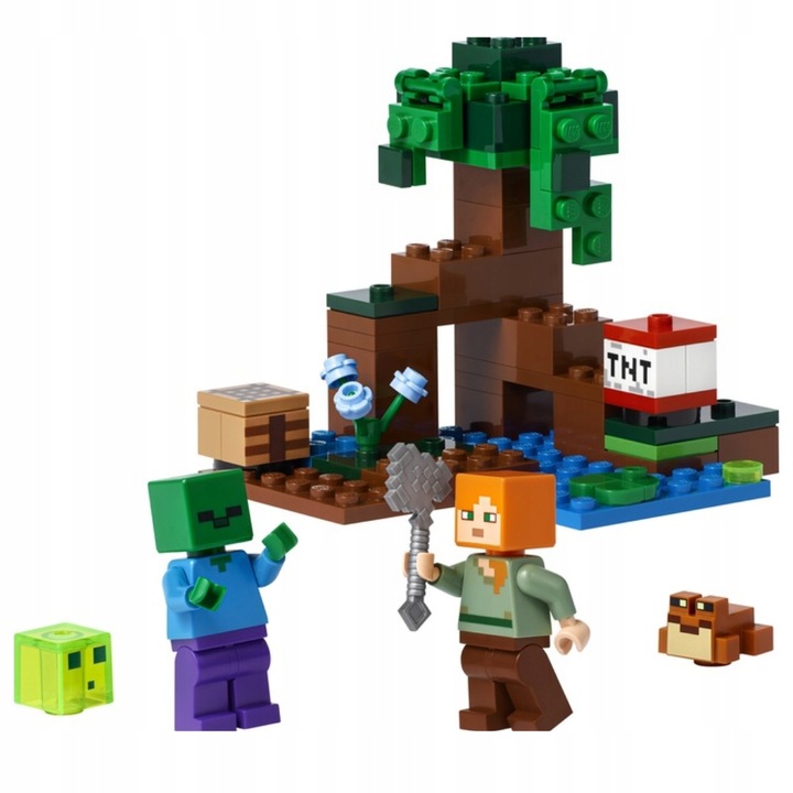 LEGO MINECRAFT PRZYGODA NA MOKRADŁACH ZOMBIE ALEX TNT 21240 EAN (GTIN) 57020133252365