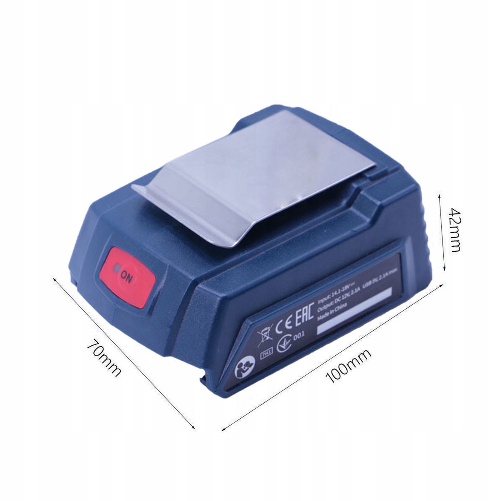 ADAPTER AKUMULATORA USB DLA BOSCH BATERIA 14.4-18V Rodzaj przejściówka