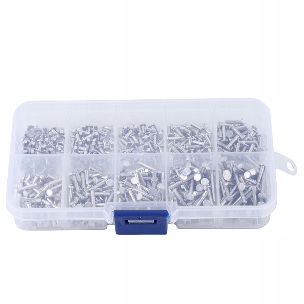 500 SZT. NITY ALUMINIOWE2 Z ŁBEM ALUMINIOWE M Marka bez marki