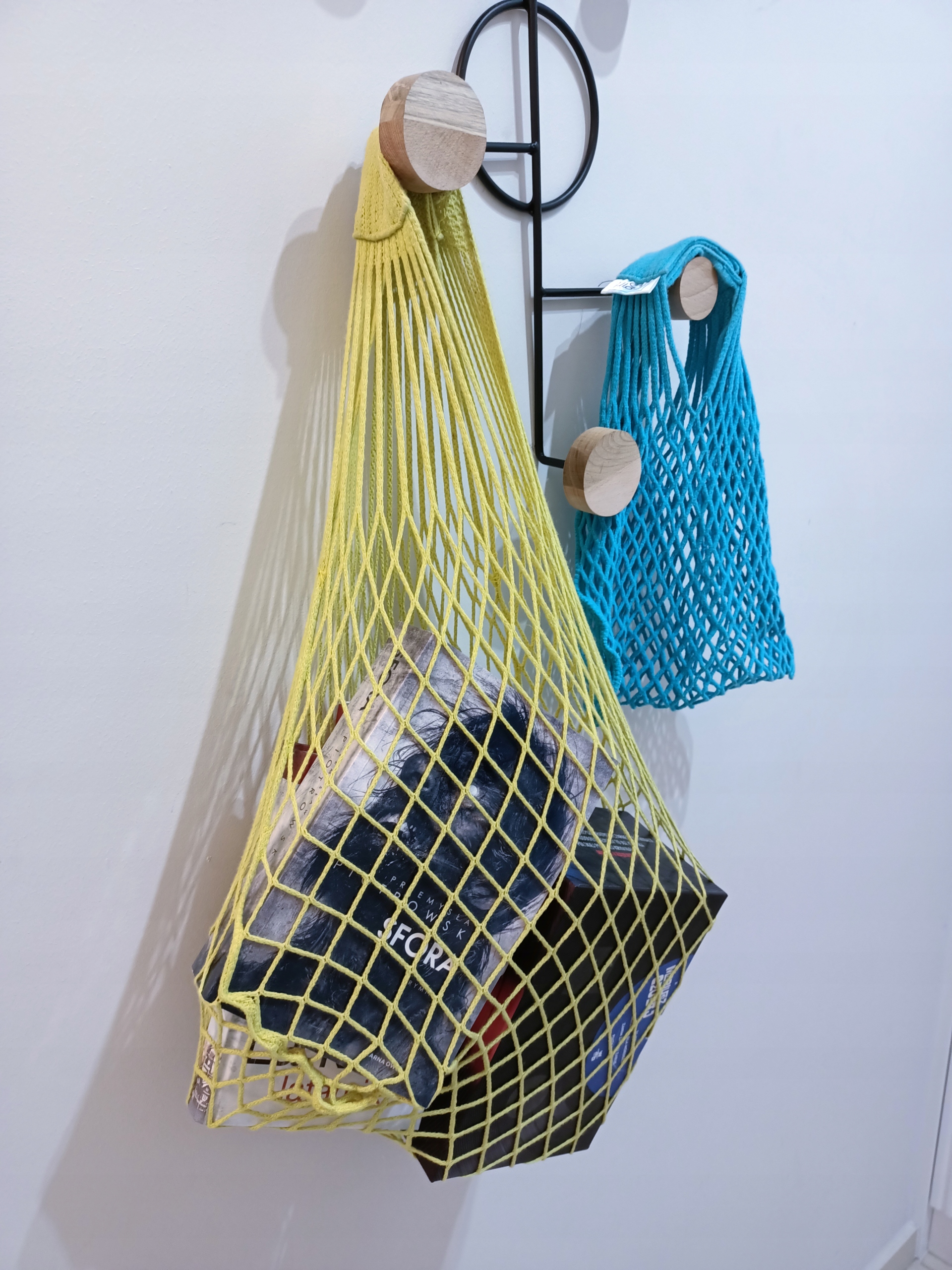 SIATKA NA ZAKUPY SUPER FLEXY BŁĘKITNA BAWEŁNIANA Model super-flexy