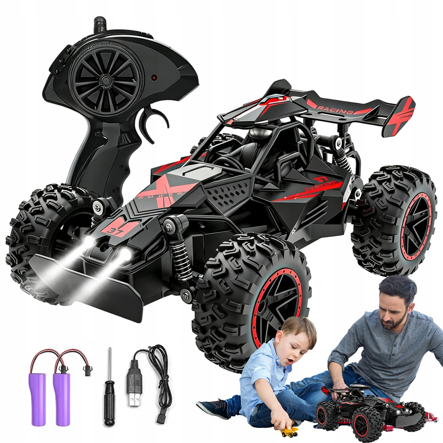 Crawler Terénní Auto Na Dálkové Ovládání Drift Dárek Rychlé Pro Děti