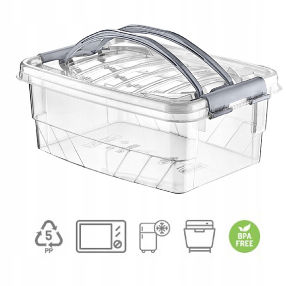 

Pojemnik Handy Box Prostokąt 5l Z Uchwytem *8281