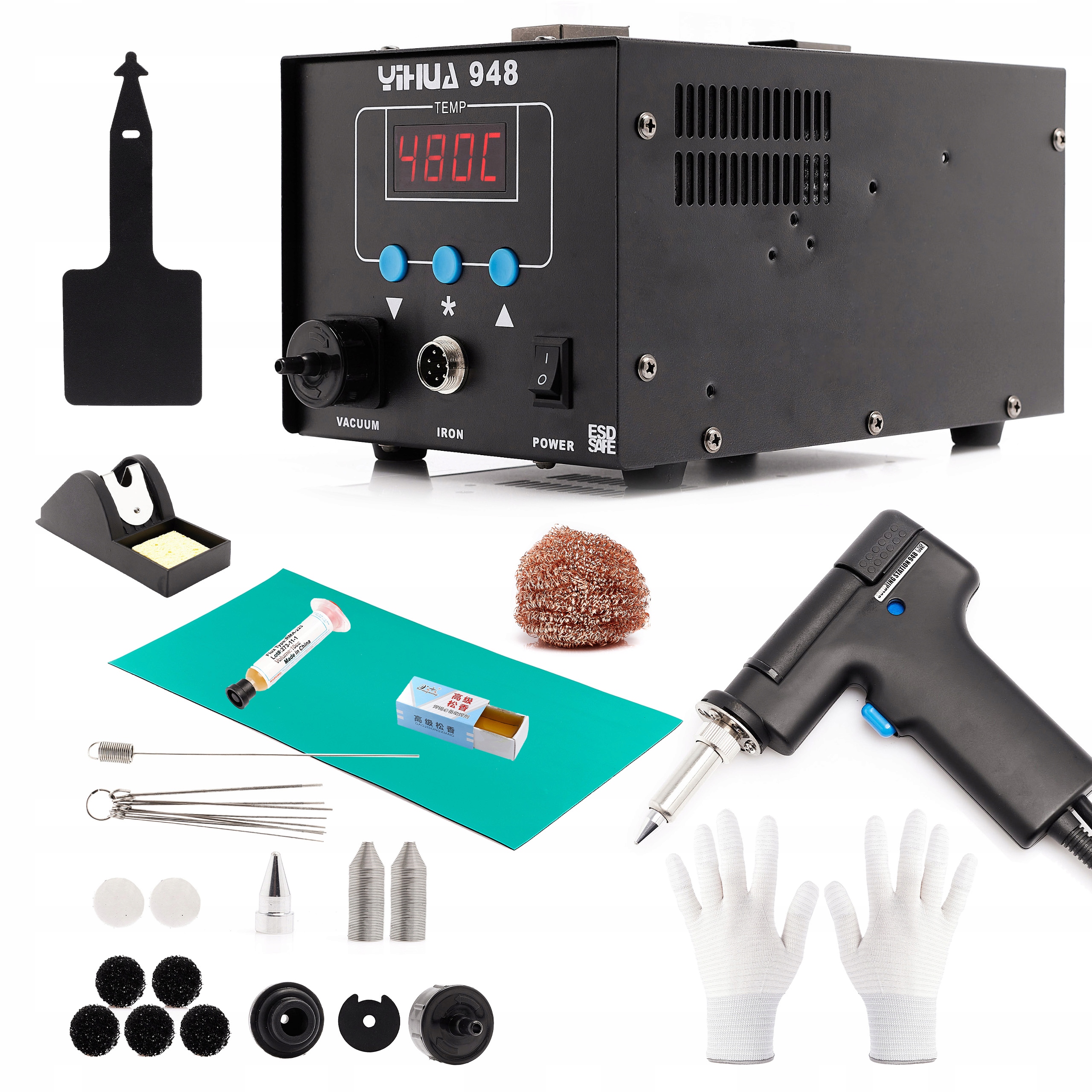 Odpájecí stanice Yihua 948 Esd podložka a příslušenství KIT22