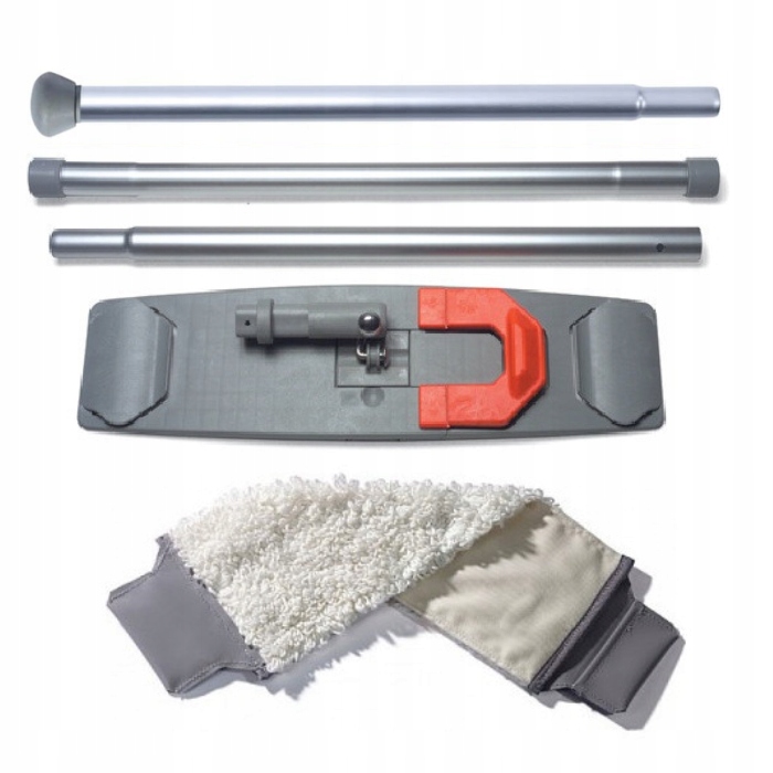 Levně Plochý mop Numatic, kompletní konstrukce, tyč, zapínací vložka, odolný, pevný