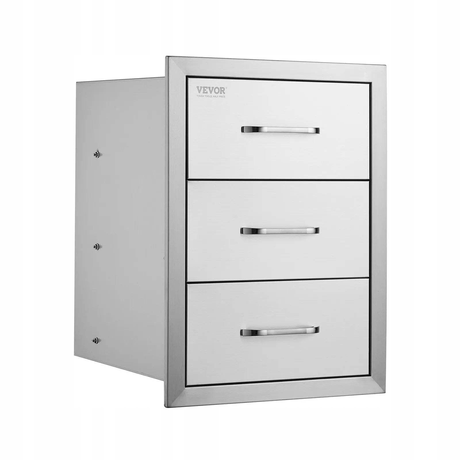 Zásuvky do zahradní kuchyně Bbq trojité nerezová ocel gril