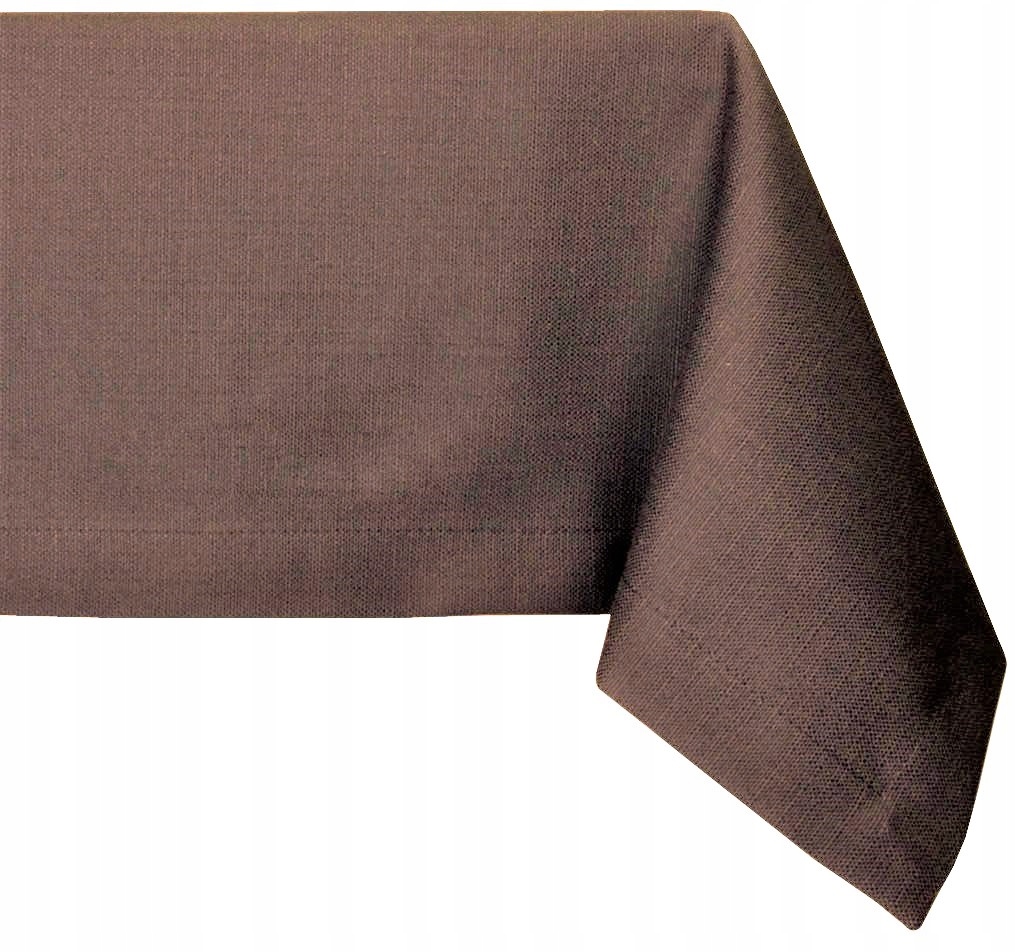 Obrus Plamoodporny na stół Bawełna 140x260 AZ-086 Topaz Brązowy