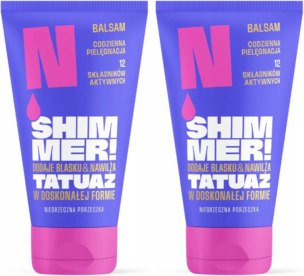 2 Shimmer Rozjasňující Balzám Pro Péči O Tetování Rybíz Neba 150 Ml