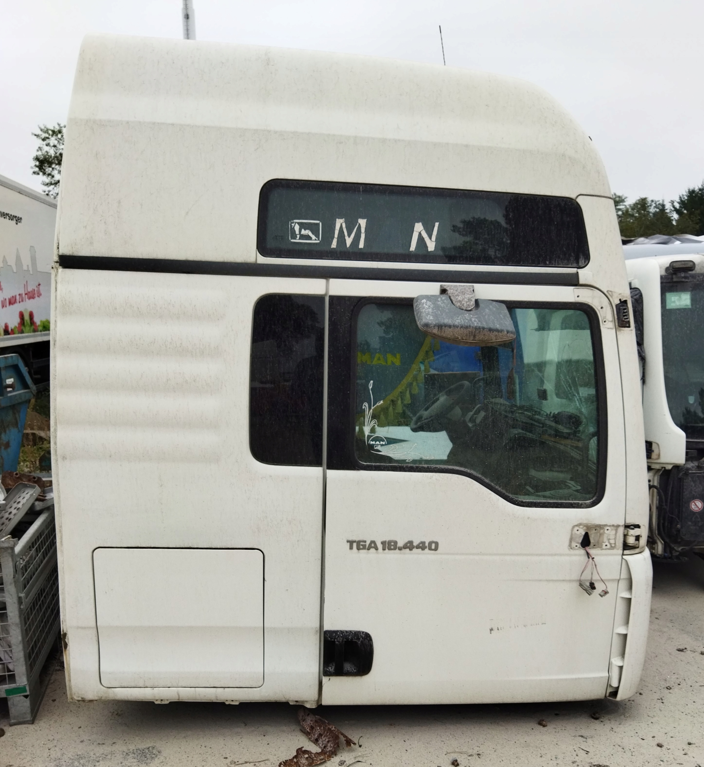 PRAWA STRONA KABINY ĆWIARTKA MAN TGA TGX TGS