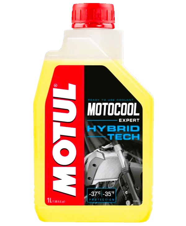 Płyn chłodniczy Motul Motocool Expert -37, HybridTech, 1 Litr.