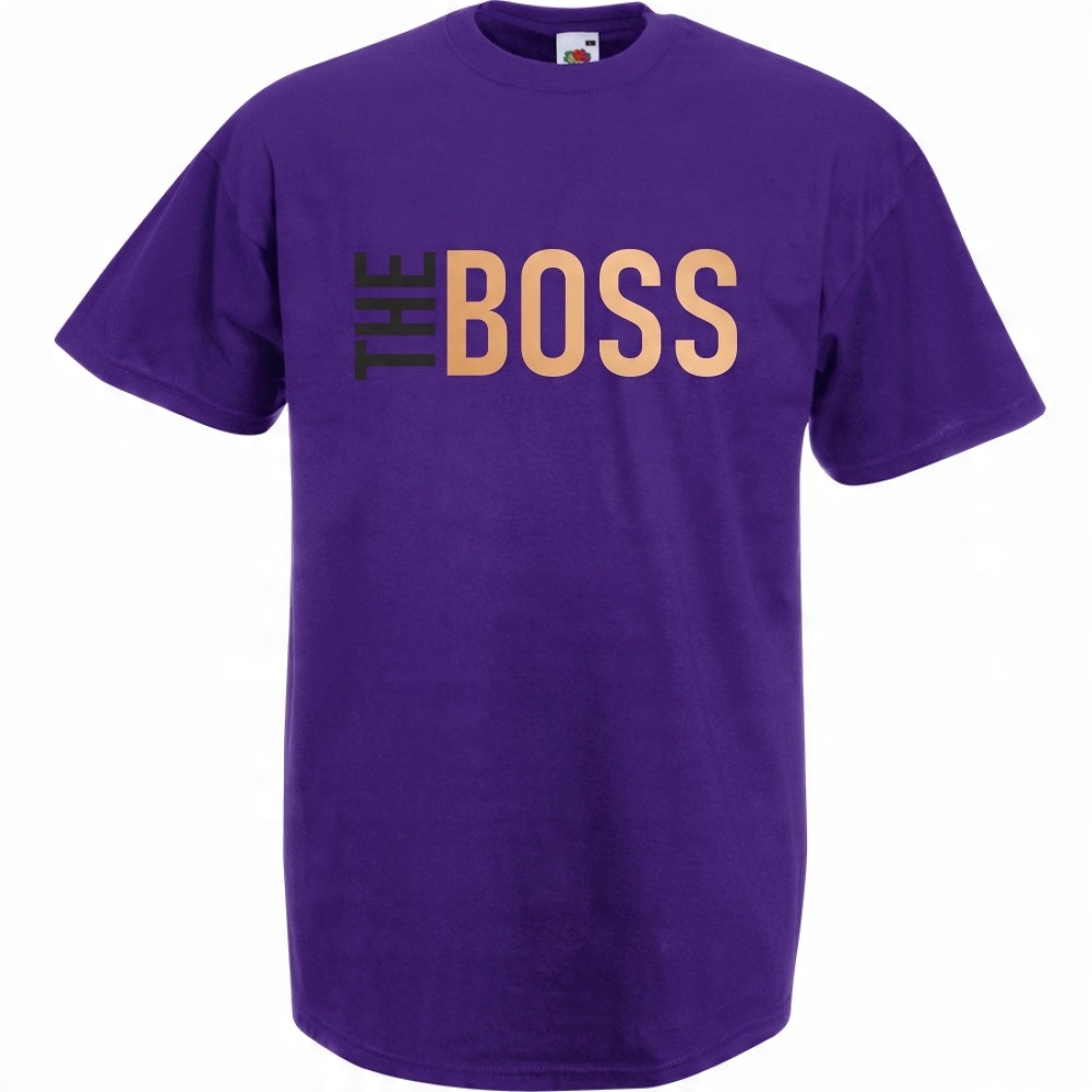 

Koszulka koszulki the boss dla par XXL fioletowa