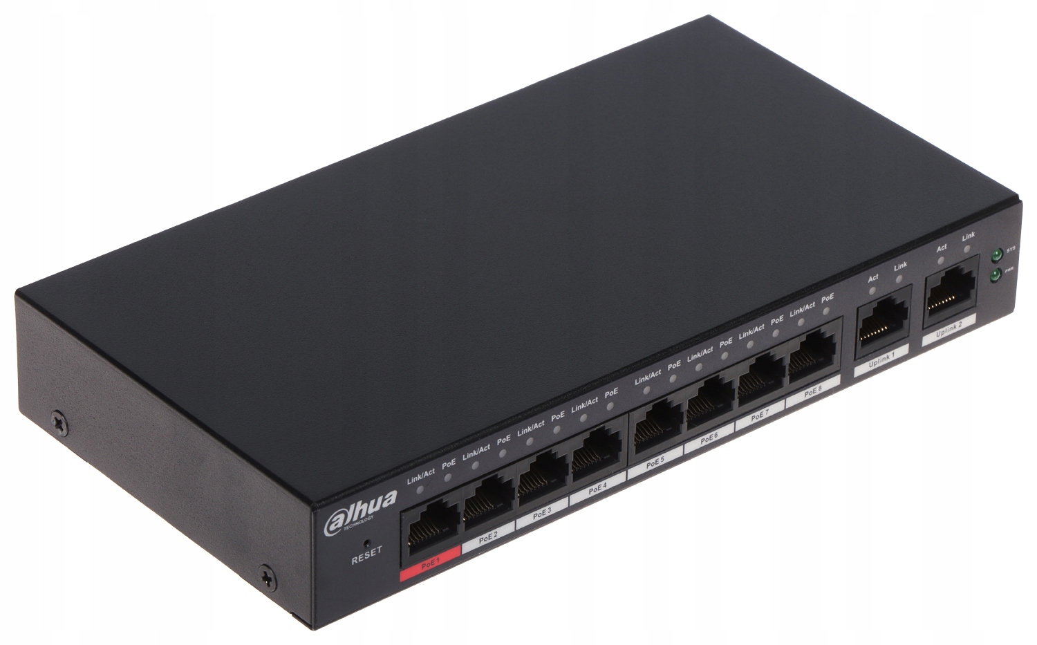Switch Poe S4100-8ET2GT-96-C 8-PORTOVÝ Dahua
